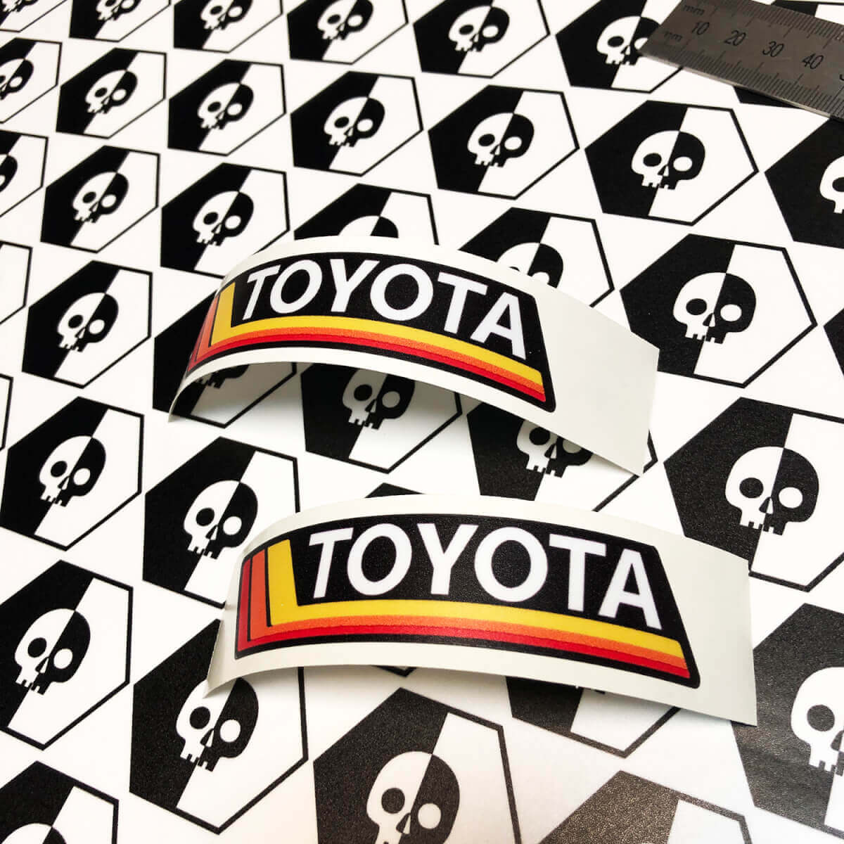 Autocollants vinyle style vintage Toyota pour Toyota 4Runner Tacoma FJ Cruiser