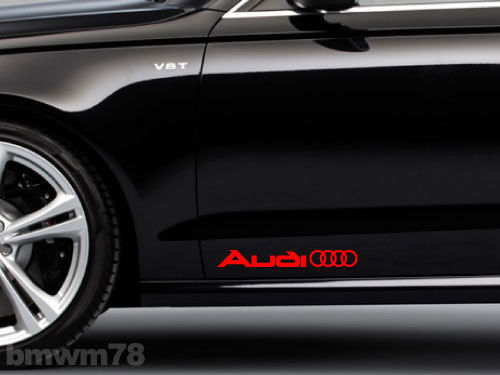 Stickers autocollants rétroviseur Audi