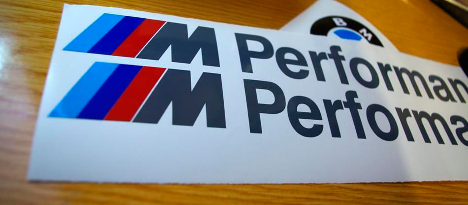BMW M Performance SIDE M3 M5 M6 325 328 540 Autocollant autocollant Logo emblème personnalisé
