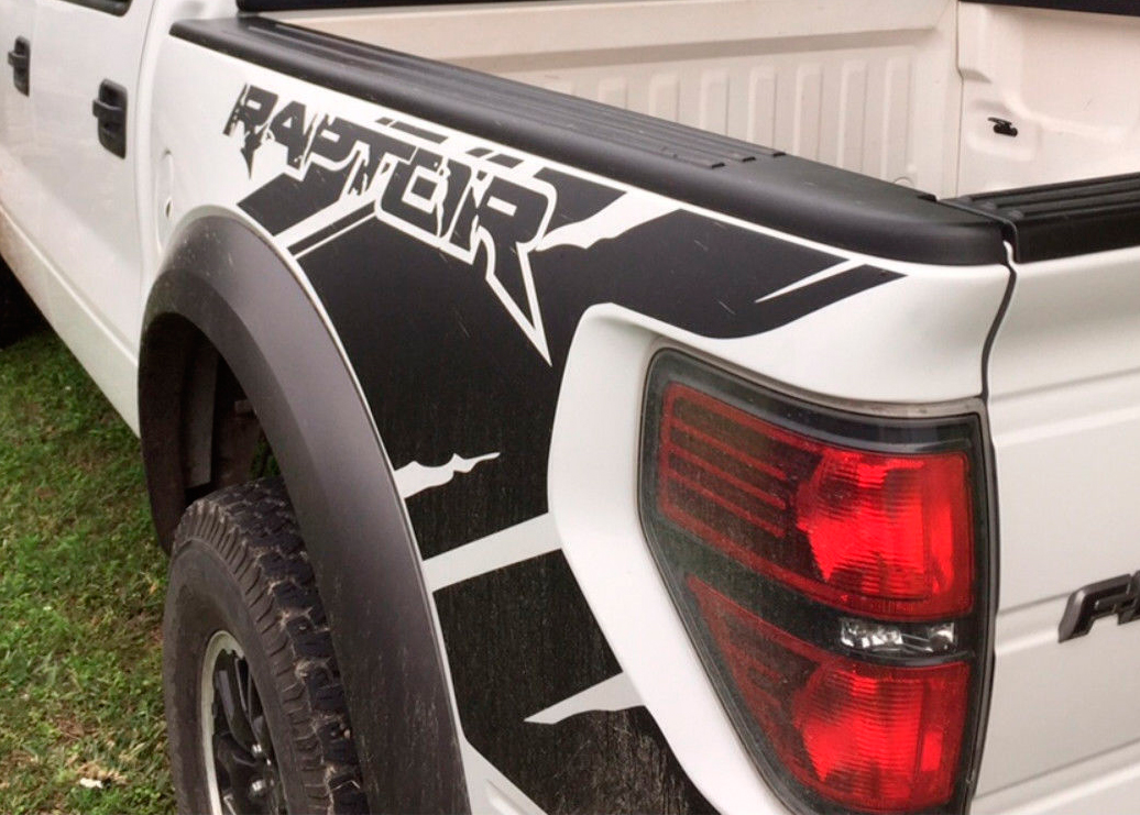 Ford Raptor SVT F150 Chevet Predator Vinyl Graphics Stickers Kit d'installation inclus