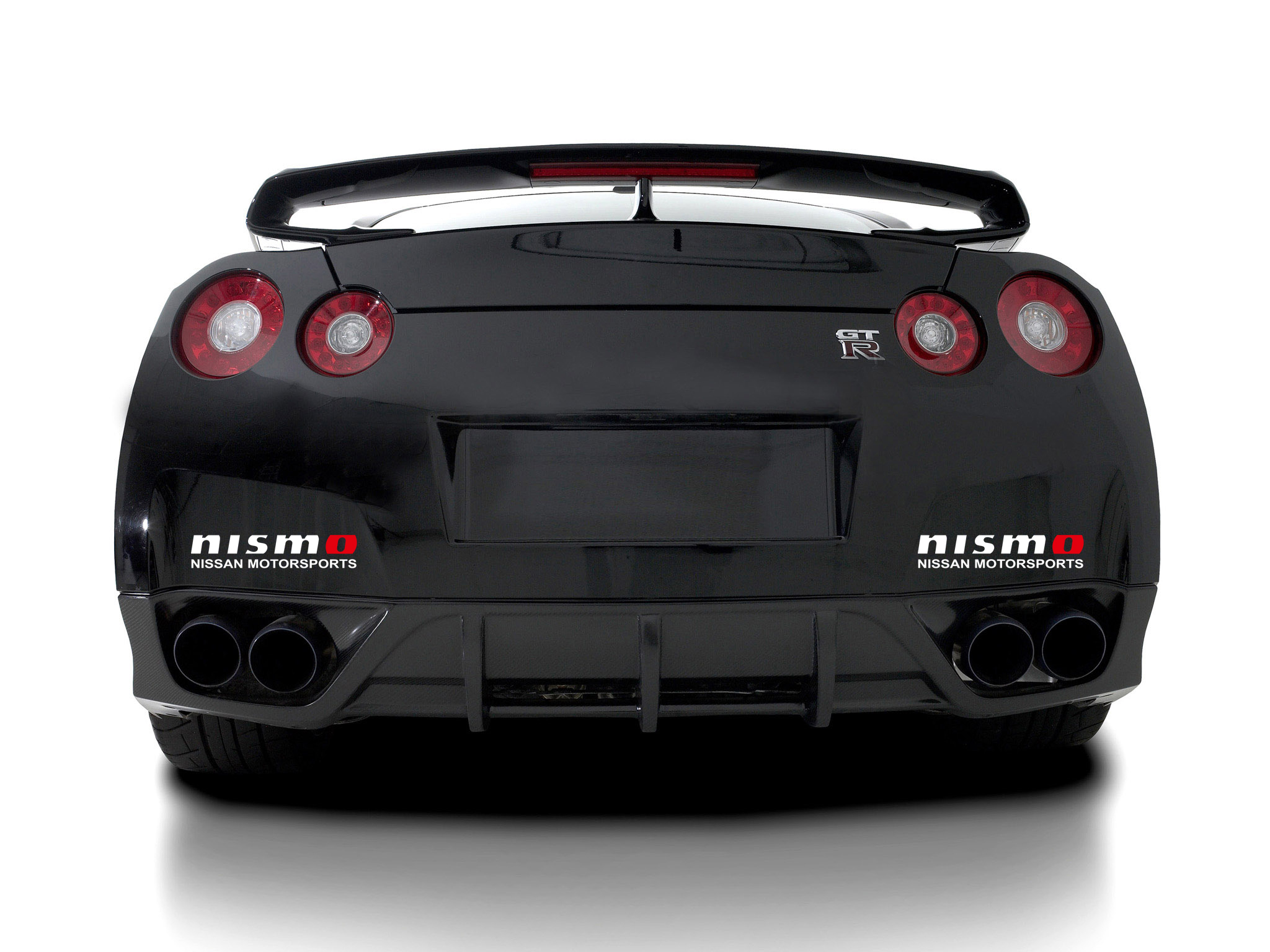 Lot de 2 autocollants en vinyle NISMO Nissan Motorsports Racing pour GTR Altima 350Z 370Z.