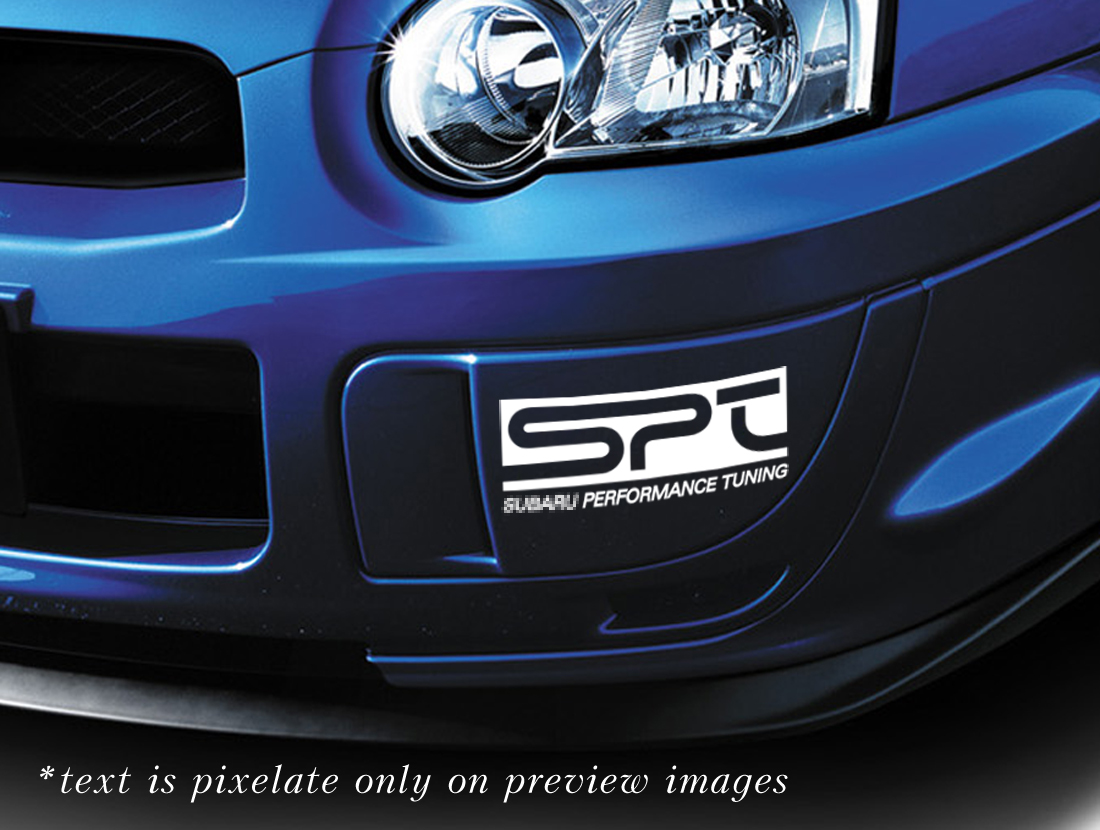 2x SPT Subaru Performance Tuning Motorsports Racing Vinyl Sticker Decal s'adapte à Impreza BRZ WRX Legacy