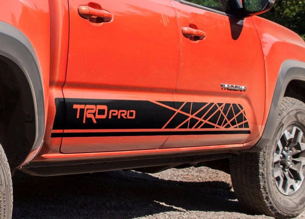 Toyota-TACOMA-2016-TRD-PRO-graphics-Side-stripe-decal-