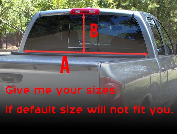 American Bald Eagle arrière fenêtre ou hayon sticker autocollant Pick-up camion SUV voiture
