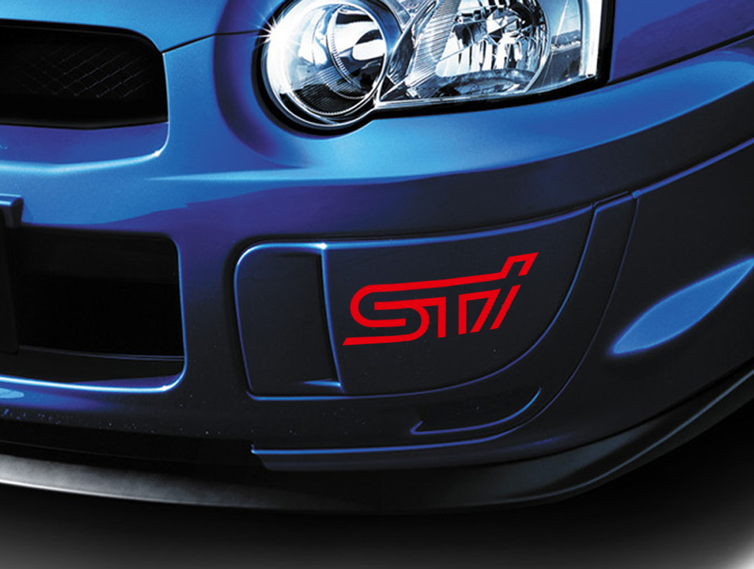 2x STI Subaru Tecnica International Motorsports Racing Autocollant en vinyle pour Impreza BRZ WRX Legacy