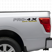 Paire de décalcomanies en vinyle latérales PRO-4X tout-terrain pour Nissan Titan_4