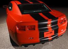 2010 - 2020 Chevy Camaro Tapered Double Rally Racing Stripes Autocollant Autocollant 2012 2011 SS V6 1
 2