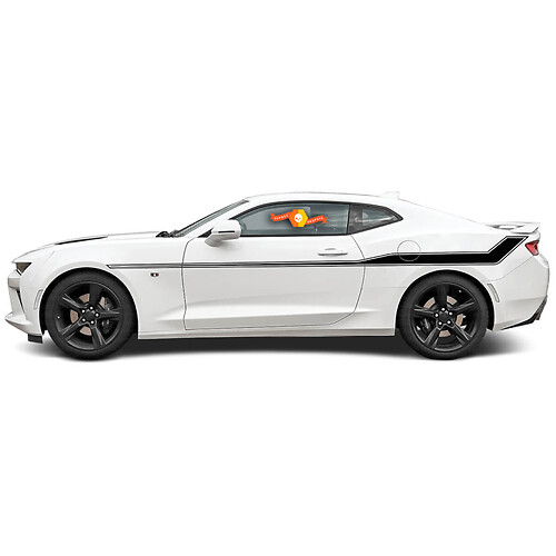 2014 2015 Chevy Camaro côté bâton de hockey rallye bodyline rayures autocollants décalcomanies sport
