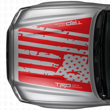 Autocollant en vinyle drapeau USA style TRD pour capot Toyota Tacoma 2016-21_4