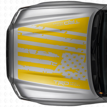 Autocollant en vinyle drapeau USA style TRD pour capot Toyota Tacoma 2016-21_5