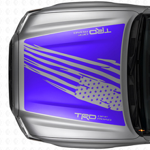 Autocollant en vinyle de capot drapeau des États-Unis style usé TRD pour Toyota Tacoma 2016-21_2