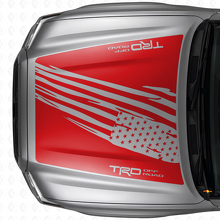 Autocollant en vinyle de capot drapeau des États-Unis style usé TRD pour Toyota Tacoma 2016-21_4