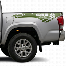 Autocollants Vinyle Latéraux Arrière Style Mandalorian SR5 pour Toyota Tacoma_3