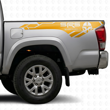 Autocollants Vinyle Latéraux Arrière Style Mandalorian SR5 pour Toyota Tacoma_4