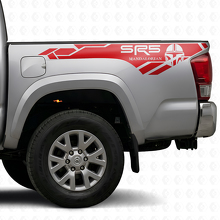 Autocollants Vinyle Latéraux Arrière Style Mandalorian SR5 pour Toyota Tacoma_5