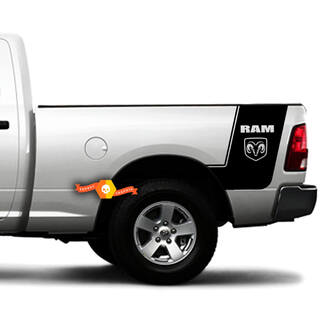 DODGE RAM 1500 2500 RAM RT Laramie lit vinyle rayures camion autocollant personnalisé
