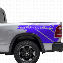 Dodge Ram Rebel Grunge Logo camion lit vinyle autocollant autocollant graphique
_2