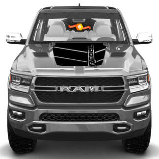 Dodge Ram rebelle capot camion vinyle autocollant graphique
