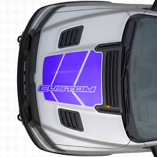 Autocollant Vinyle Personalise Clignotant Capot pour Dodge Ram_2