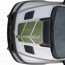 Autocollant Vinyle Personalise Clignotant Capot pour Dodge Ram_3