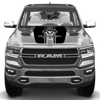 Nouveau Dodge Ram Head Rebel TRX capot camion vinyle autocollant graphique
