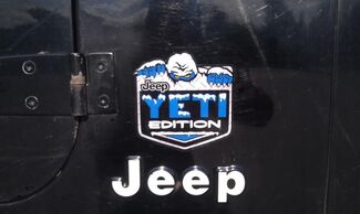 2 Autocollant en vinyle Jeep Wrangler Rubicon Yeti Edition CJ TJ JK XJ