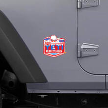 Autocollant latéral vinyle édition Yeti avec logo personnalisé pour Jeep Wrangler Rubicon_2