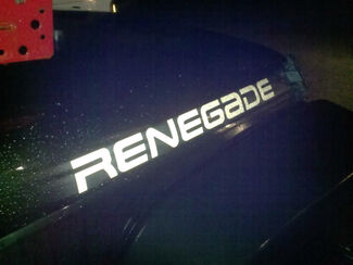 2 Renegade Jeep Wrangler Rubicon CJ TJ YJ JK XJ Autocollant #3