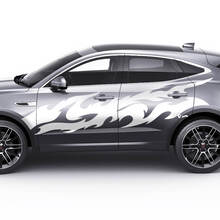 Jaguar E-Pace Side Flame Color Doors Graphics autocollant logo autocollant
 2