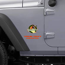 Kit d'autocollants vinyle personnalisés avec texte et logo pour Jeep Wrangler CJ_2