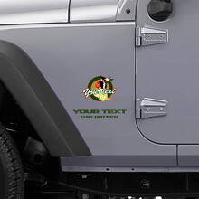Kit d'autocollants vinyle personnalisés avec texte et logo pour Jeep Wrangler CJ_3