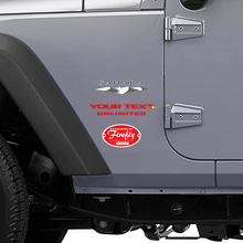 Autocollant vinyl latéral personnalisé Sahara pour Jeep Wrangler Unlimited_2