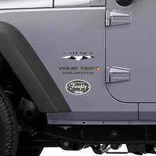 Autocollant vinyl latéral personnalisé Sahara pour Jeep Wrangler Unlimited_3