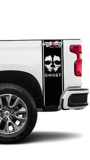 2 Chevrolet Silverado 4x4 Off-Road Ghost Edition Vinyl Bed Side Stripe Sticker Sticker Graphics
