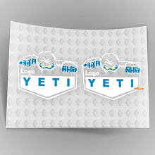 Set d'autocollants en vinyle Édition Yeti pour Jeep Wrangler_2