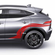 Jaguar E-Pace Roue arrière Arc Graphics autocollant Logo autocollant
 3