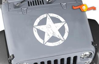 Jeep Wrangler Oscar Mike Oscarmike militaire STAR kit 8 AUTOCOLLANTS