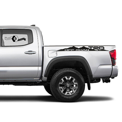 Autocollants vinyle TRD Off-Road BedSide Side adaptés à Toyota Tacoma Tundra toutes les années
