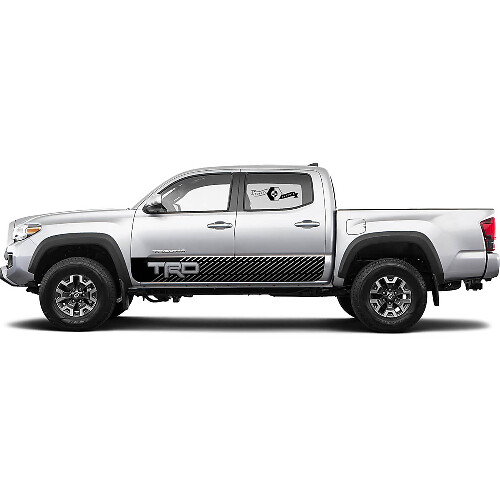 Autocollants vinyle TRD hors route pour panneaux latéraux de caisse, adaptés à Toyota Tacoma Tundra toutes années

