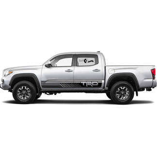 TRD off road Lines Rocker Panel Side Side Vinyl Stickers Decal fit to Toyota Tacoma Tundra toutes les années 3
