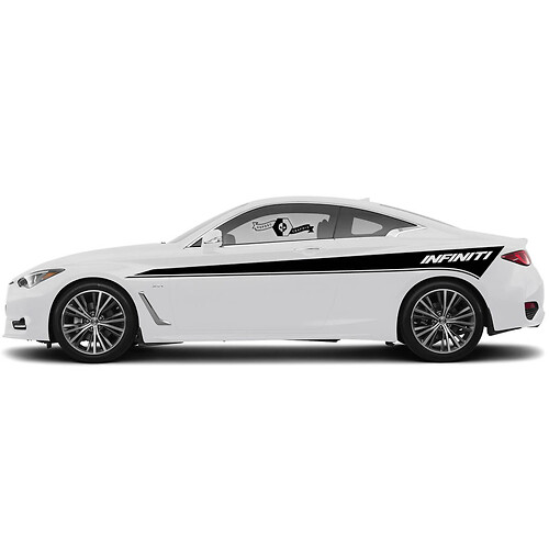 Porte de la porte de la porte de la corbon d'accompagnement Perspective Sticker Sticker Sticker Sticker Sticker Sticker pour Infiniti G60