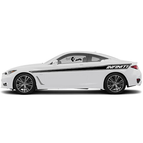 Porte de porte de la porte de la porte de la corbon de tranche de triple décalque à décalque à décalque pour infiniti g60