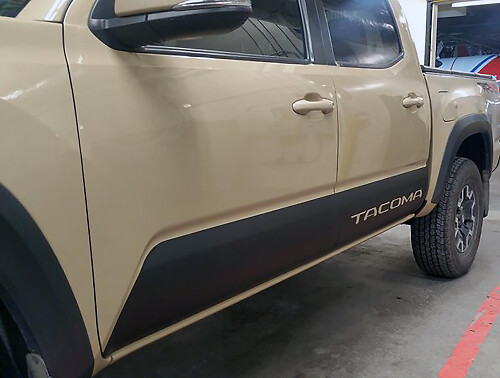 Paire d'autocollants vinyle TRD pour panneaux latéraux de bas de caisse Tacoma adaptés à Toyota Tacoma Tundra toutes les années
