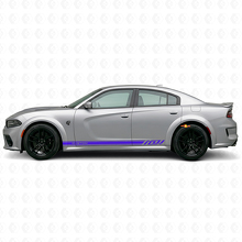 Autocollant vinyle de bandes latérales personnalisées racing pour Dodge Charger électrique_2