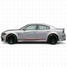 Autocollant vinyle de bandes latérales personnalisées racing pour Dodge Charger électrique_3