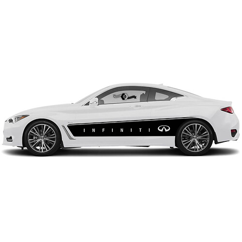 Autocollant vinyle latéral style LOGO INFINITI pour Infiniti Q50