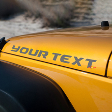 Autocollant vinyle personnalisé pour capot de Jeep Wrangler JK_2