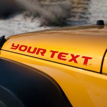 Autocollant vinyle personnalisé pour capot de Jeep Wrangler JK_3