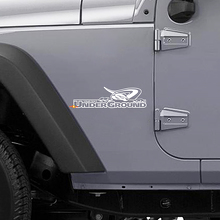 Autocollant Vinyle Latéral Personnalisé Souterrain pour Jeep Wrangler_2