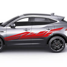 Autocollant de décalcomanie de style géométrique graphique de portes latérales Jaguar E-Pace
 3